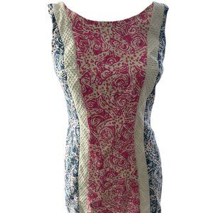 Lilly Pulitzer Pink/Blue Starfish Dress-Like New Condition-Size 0 - 100% Cotton